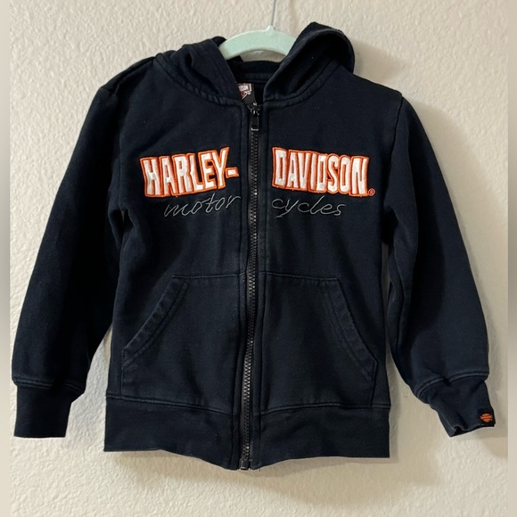 Harley-Davidson Other - Harley-Davidson Kids Zip-Up Hoodie – Size 5